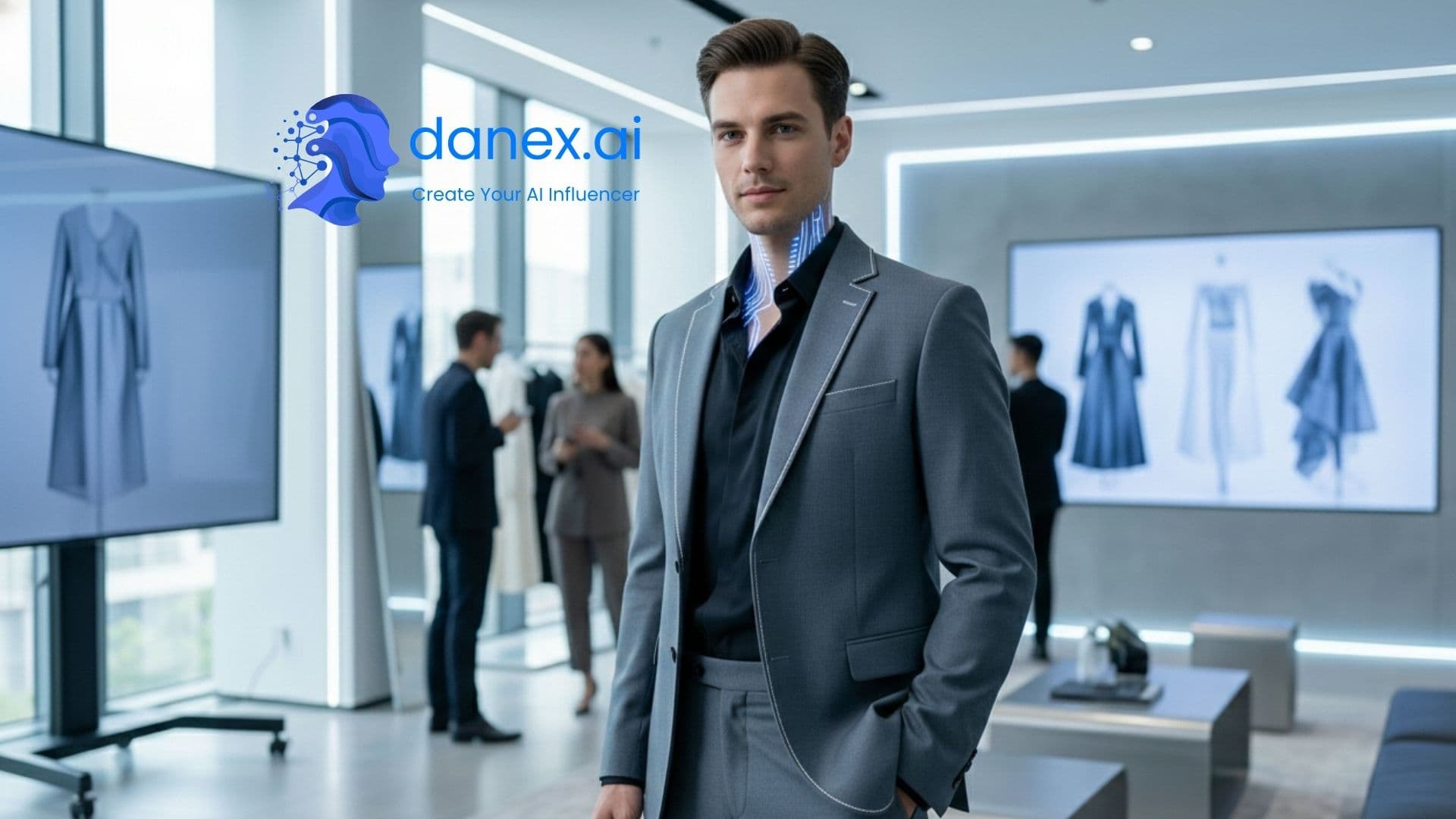 AI fashion model generator workflow - design upload, AI model generation, and campaign selection on Danex.ai AI fashion model generator workflow - design upload, AI model generation, and campaign selection on Danex.ai