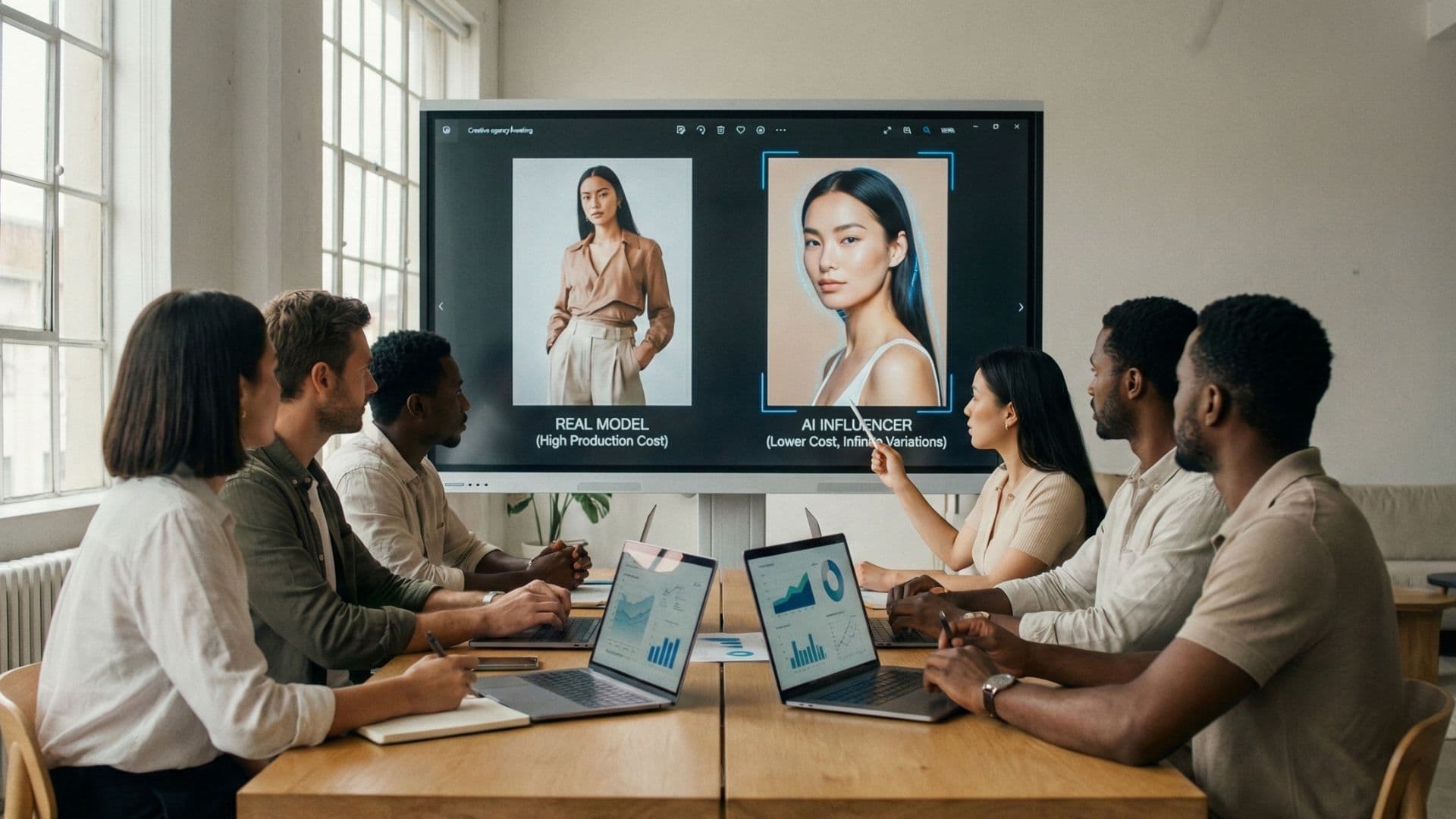 Cost of Virtual Influencer vs Real Model: What Agencies Really Pay Cost of virtual influencer vs real model - agency production cost comparison