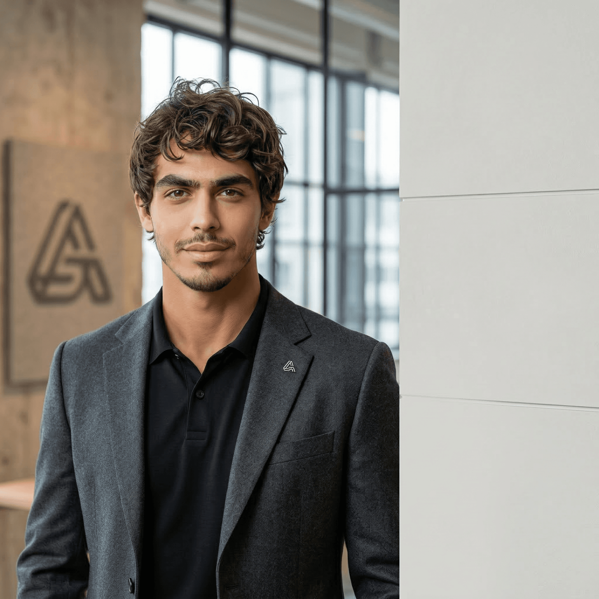 Business AI influencer Male professional AI influencer
